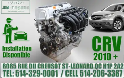 2002 2003 2004 2005 2006 2007 2008 2009 2010 2011 2012 2013 2014 Moteur Honda CRV, Moteur Honda Acco...