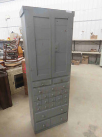 Century Primitive Hand Made What Not Cabinet 13" x 27" w x 75"