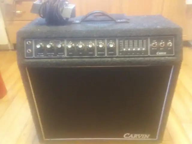 very soilid built TOURING AMP CARVIN  100 WATT TUBE or trade in Amps & Pedals in Fredericton - Image 3