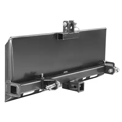 Universal 3-Point Skid Steer Adapter Plate Heavy-Duty Steel Attachment Available in 5/16 & 3/8 Thick...