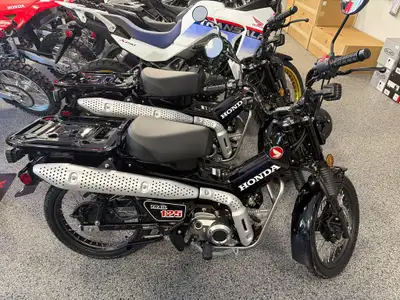 Engine Type: Single-Cylinder Displacement: 7.6 cu. in. (124.9 cc) Bore and Stroke: Bore: 1.97 in. (5...