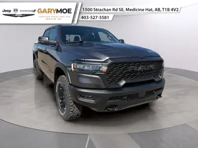 The 2026 Ram 1500 Rebel is the epitome of rugged sophistication. This Gray beauty, equipped with 44...