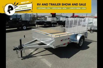 Welcome to Longhaul Trailer Sales Inc Come check out this aluminium 6x10 utility trailer. This trail...