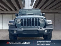 The striking Anvil exterior of this 2024 Jeep Wrangler Sport S Convertible sets it apart, a fresh tr... (image 1)