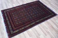 Hand-Knotted Persian Wool Rug Afghan Carpet IKEA | Free Shipping