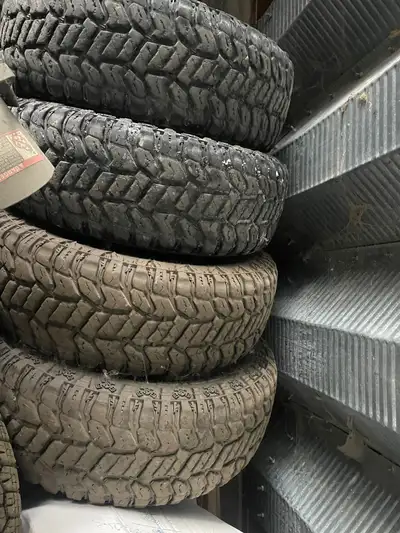 Patriot. All terrain. About 50-60 % trees left. Excellent traction. No leaks or patches. 300.00 for...