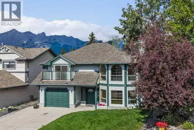 Opportunities like this are exceptionally rare in Canmore. Backing directly onto Cougar Creek with b...