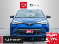 The 2021 Toyota C-HR XLE Premium in blue with FWD is a perfect blend of dynamic handling and contemp... (image 1)
