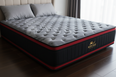 Luxury Black Bamboo Mattress! Antibacterial, Cooling Gel, 30cm, View more