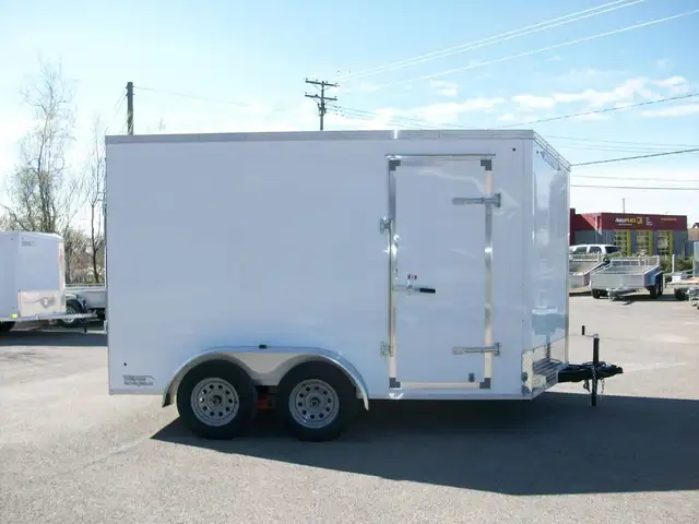 2025 Weberlane CARGO 7' X 12' V-NOSE 7'HT RAMPE VTT MOTO TRACTEU in Cargo & Utility Trailers in Laval / North Shore - Image 5