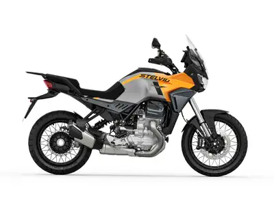 2025 Moto Guzzi Stelvio 1000 $18,990 + $800 Freight + $400 PDI + HST + Licensing Colour: Giallo Sava...
