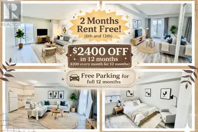BIG BONUS**** 2 MONTHS RENT FREE(6th and 13th) + $2,400 RENT DISCOUNT in first 12 Months($200 every...