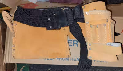 Make an offer Cash or trade for other items Tool belt Work boots size 7 Weather stripping Vehicle fl...