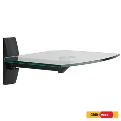OmniMount ECS Glass AV Wall Swivel Shelf, View more
