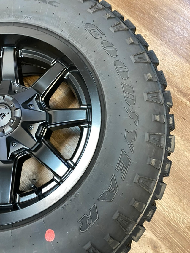 285/75/18 Goodyear Duratrac tires Fuel Rims Ford F250 F350 in Tires & Rims in Saskatoon - Image 3