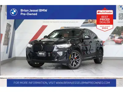 2025 BMW X4 xDrive30i 2.0L I4 DOHC AWD 8-Speed Automatic EXTERIOR - BLACK SAPPHIRE METALLIC INTERIOR...