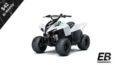 2026 Kawasaki KFX?50 Youth ATV $42 Bi-Weekly The 2026 Kawasaki KFX?50 Youth ATV is the perfect start...