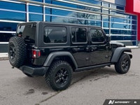 One Owner, Black 2023 Jeep Wrangler Willys 4X4, 8-Speed Automatic, Powerful Yet Fuel Efficient 2.0L... (image 5)