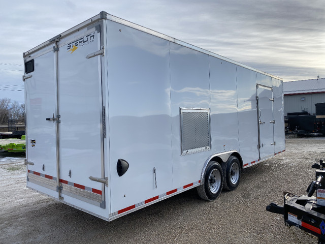 2021 Stealth 8.5' x 24' x 90" Flat Front Enclosed Trailer in Cargo & Utility Trailers in Regina - Image 4