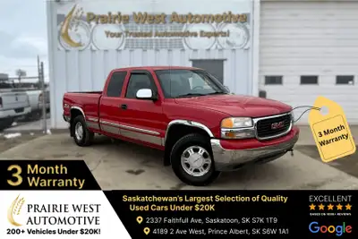 Welcome to Prairie West Automotive. 1999 GMC Sierra 1500 Call: (306) 380-8858 Text: (306) 380-6163 t...