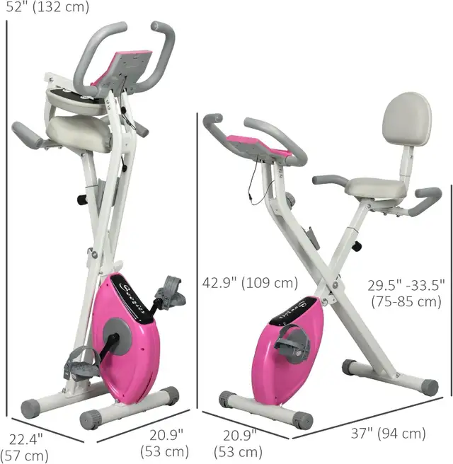 Soozier A90-176WT Foldable Exercise Bike with Tablet Holder$59 in eBike in Mississauga / Peel Region - Image 6