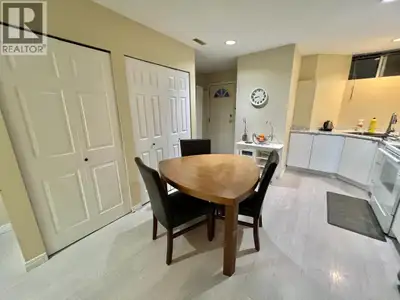 Clean, furnished basement suite with high ceilings for rent in the Metrotown area, conveniently loca...
