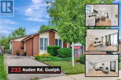 Welcome to 233 Auden Road, a beautifully updated 3+1 bedroom bungalow backing onto peaceful greenspa...