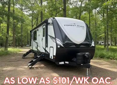 RV, Travel Trailer, Camper, Towable, Mobile Home, Bunks, Bunk Beds, Couples Coach, King Bed, East to...