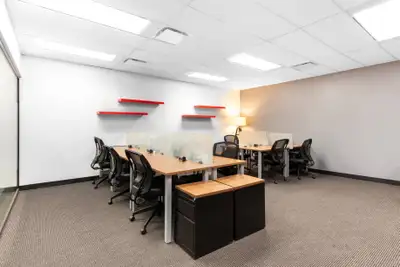 Access a bright and inspiring office space to rent designed to help teams of five to do their best w...
