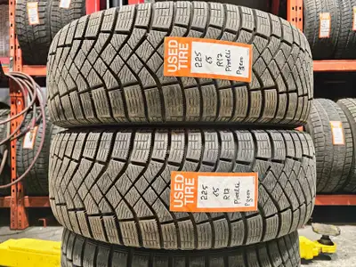 A pair of good used P225/65R17 Pirelli Ice Zero Winter install and balance $310 Loose purchase $125...