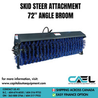Good for Snow Removal - Skid Steer Angle Brush 72”