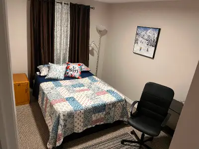 Available May 1st Offering furnished bedroom in Kanata Hi-Tech. working professionals preferred, co-...