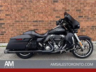 SUPER COOL Canadian Street Glide Special with a black Screamin' Eagle exhaust system, Screamin' Eagl...