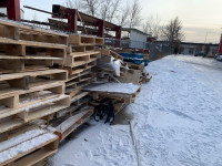 Free Pallets -Firewood Must Pick Up