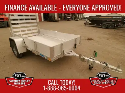Welcome to Factory Outlet Trailers! NEW 4.5x8ft CargoPro Aluminum Utility Trailer from Alcom - All A...
