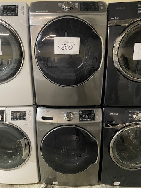 Laveuse sécheuse frontale stainless Samsung ( remis a neuf ) dans Laveuses et sécheuses  à Ville de Montréal