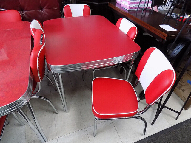 Dining Sets, 50's Style, Wood 3, 5 Pce Sets,   Call 727-5344 in Chairs & Recliners in St. John's - Image 3