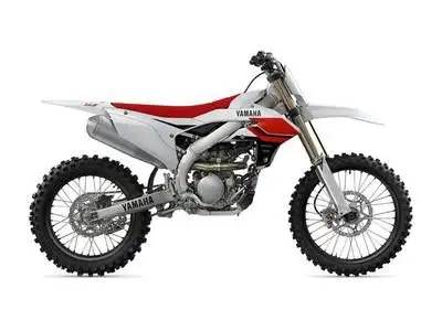 2026 Yamaha YZ250F 70th Anniversary Lighter, sharper handling, with an advanced aluminum frame, comp...