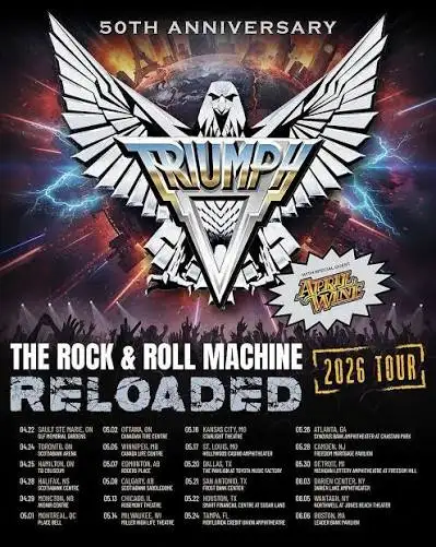 Triumph and April wine concert this Saturday May 2nd, View more