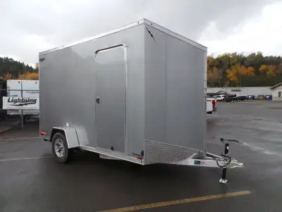 We offer fully enclosed cargo trailers for rent. We have a 6x14 v nose or 6x12 v nose aluminum cargo...