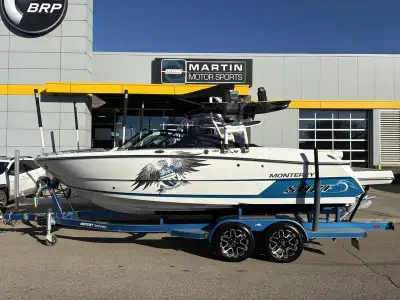 2017 Monterey 238 SS SURF The 2017 Monterey 238 SS SURF is a 23-foot surf-ready sport boat with seat...