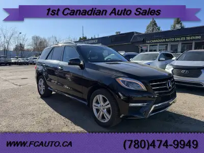 The 2014 Mercedes-Benz ML 350 BlueTEC is equipped with a robust 3.0L Diesel Turbo V6 engine that del...