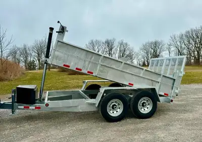 Tandem Drop 7000 1b. (6360 kg.) Electric, 4 wheels Heavy Duty Slipper, leaf spring 6360 kg. (14000 l...