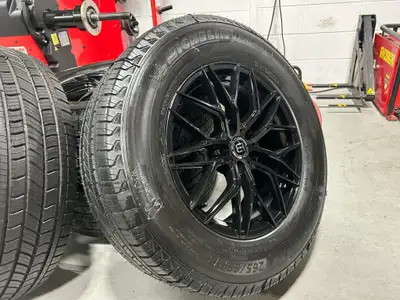Ford Explorer Braelin BR10 Gloss Black Rim & Michelin All-Season Tire Package SKU#: BR10-03711 Get a...