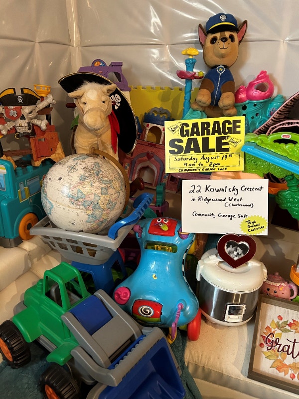 Garage Sale Community Garage Sale Ridgewood West Garage Sales Winnipeg Kijiji