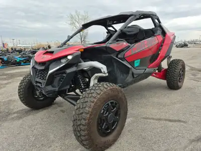 Bay Marine Sales 2024 Can-Am Maverick R X Legion Red STILL LOOKS NEW 29KMS vin 00001 2024 Can-Am Mav...
