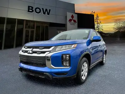 Meet the 2026 Mitsubishi RVR ES, a blue-front-wheel drive SUV that delivers confident handling and a...