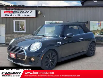 Get ready to turn heads and feel the wind in your hair with this stunning 2017 MINI Cooper Convertib...