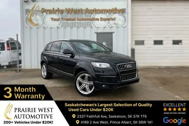 2014 Audi Q7 Quattro TDI Diesel AWD | S line Package | 7 Passeng
