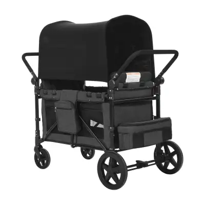 4-Seater Wagon Stroller – Foldable, Durable, & Family-Ready!, View more